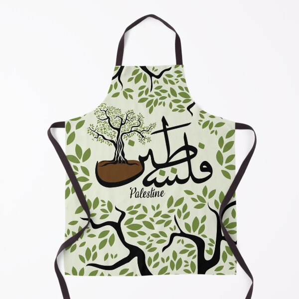 Item preview, Palestine Arabic Calligraphy Palestinian Olive Tree Icon of Resistance and Existence -blk designed and sold by Hurriyyatee.