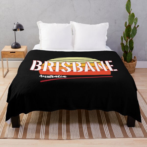 Item preview, Brisbane City- Australian State- City of Brisbane-Third-Most Populous City- Vintage Summer Sunset Design- Amazing Matching Gift Idea For Boyfriend designed and sold by Rassitni.