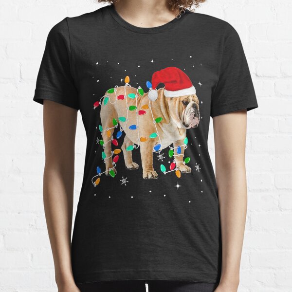 christmas bulldog jumper