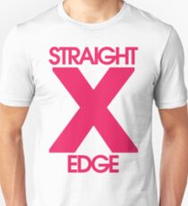 Straightedge (magenta) Unisex T-Shirt