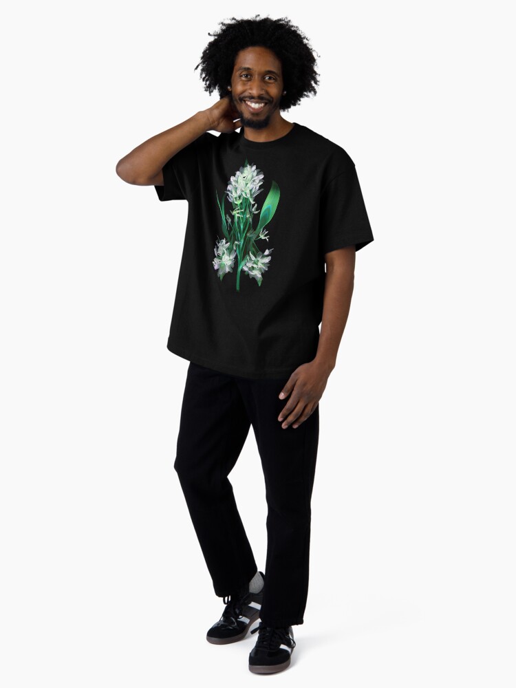 Thumbnail 4 of 7, Oversized T-Shirt, Star of Bethlehem 2 Dark Floral designed and sold by LindasPhotoArt.
