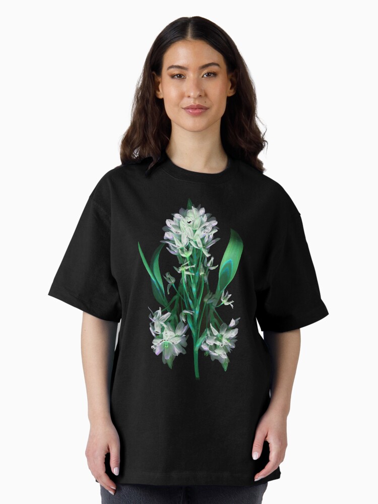 Thumbnail 1 of 7, Oversized T-Shirt, Star of Bethlehem 2 Dark Floral designed and sold by LindasPhotoArt.