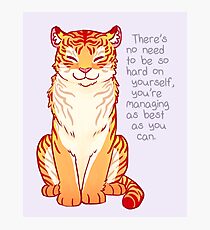 "You're Managing as Best as You Can" Tiger Photographic Print