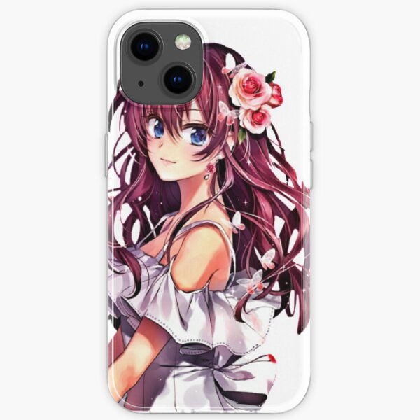 Ästhetisches Anime-Mädchen iPhone Flexible Hülle