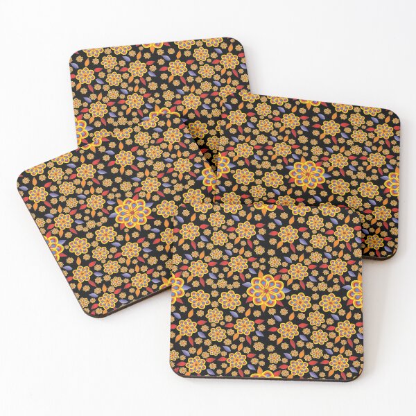 Item preview, Golden Floral Patterns designed and sold by ClassyPatterns.