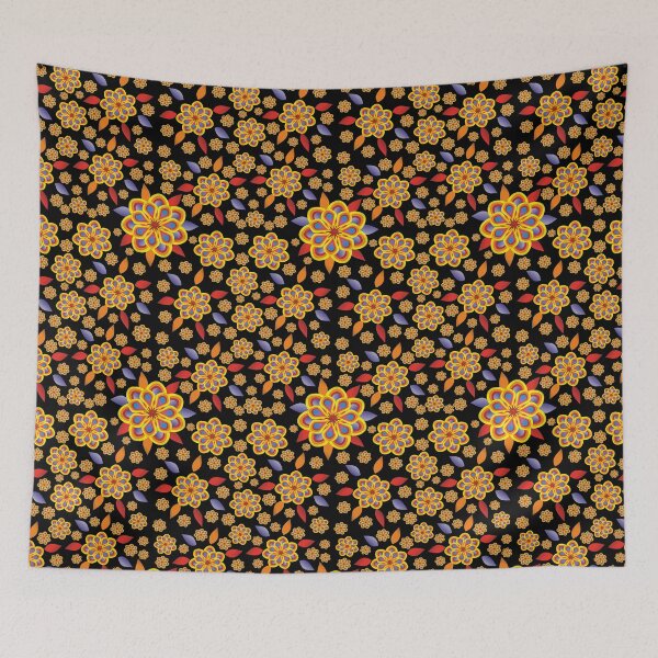 Item preview, Golden Floral Patterns designed and sold by ClassyPatterns.