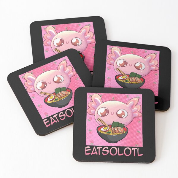Item preview, Cute Baby Axolotl Eatsolotl - Funny Kawaii Anime Axolostl Ramen Soup Nodles Vintage  designed and sold by PatternFariss.