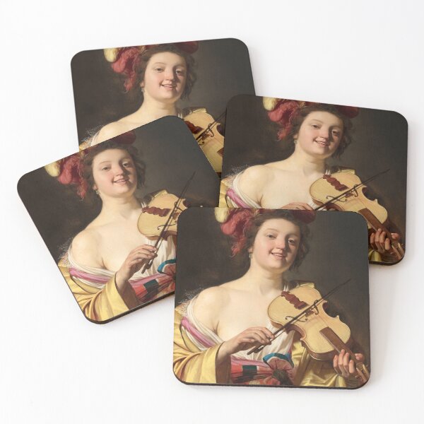 Item preview, The Violin Player by Gerard van Honthorst designed and sold by academic-art.