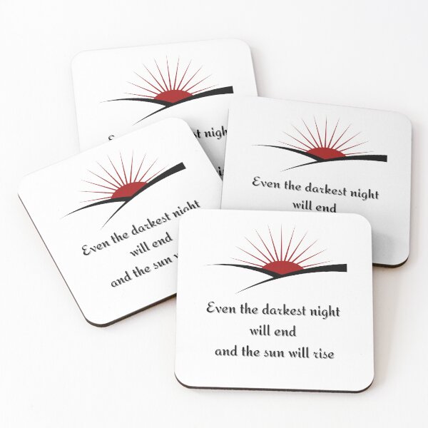 Item preview, Even the Darkest Night Will End and the Sun Will Rise designed and sold by bittes.