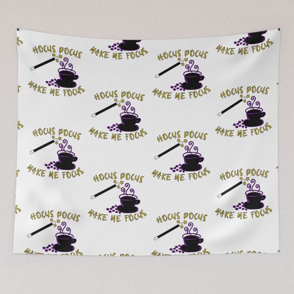 Item preview, Hocus pocus make me focus magic coffee wizard designed and sold by Captain-Jackson.