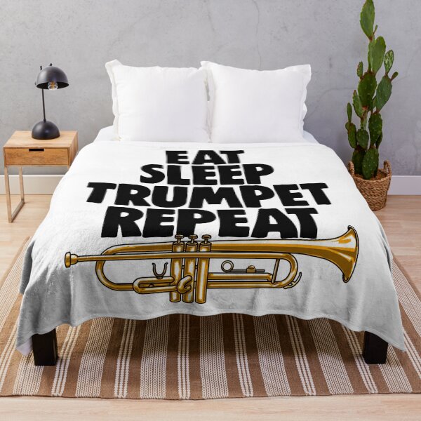 Item preview, Eat Sleep Trumpet Repeat designed and sold by Bendthetrend.