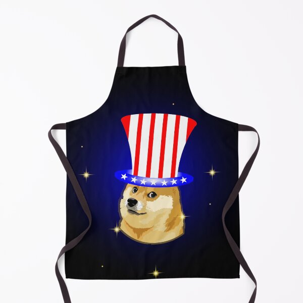 Item preview, Dogecoin crypto with american flag hat designed and sold by ZieProject.