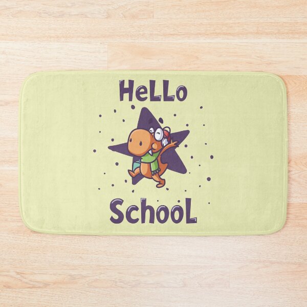 Item preview, Hello school baby dinosaur - dark designed and sold by Kidzz.