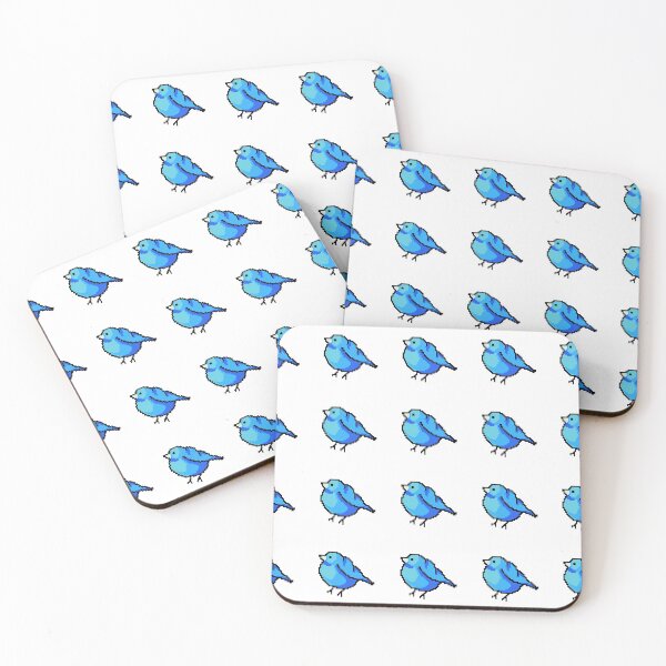 Item preview, 3 small blue birds designed and sold by ozdv.