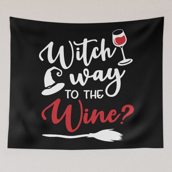 Item preview, Halloween Spirit - Witch Way To The Wine? designed and sold by SenGift.