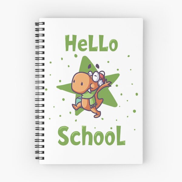 Item preview, Hello school baby dinosaur - green designed and sold by Kidzz.