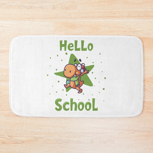 Item preview, Hello school baby dinosaur - green designed and sold by Kidzz.