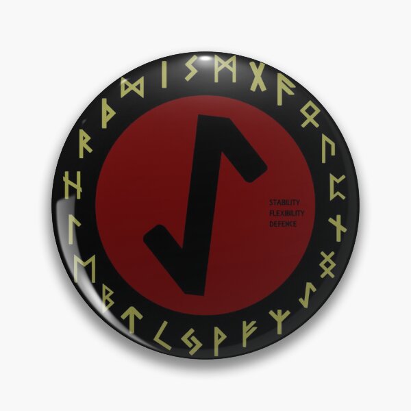 Item preview, Red Eihwaz Futhark Rune Symbol designed and sold by Depic Spirit.