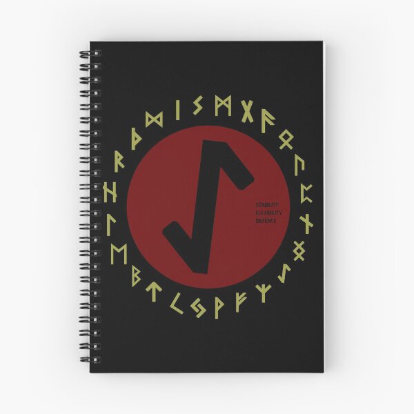 Item preview, Red Eihwaz Futhark Rune Symbol designed and sold by Depic Spirit.