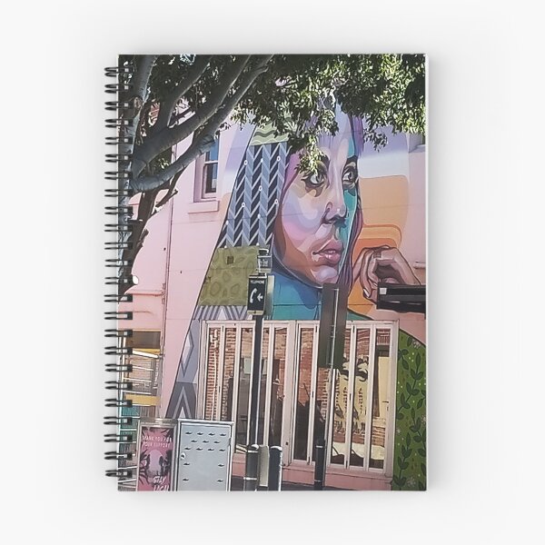 Item preview, Woman in Thought Street Mural designed and sold by FindingFreebird.
