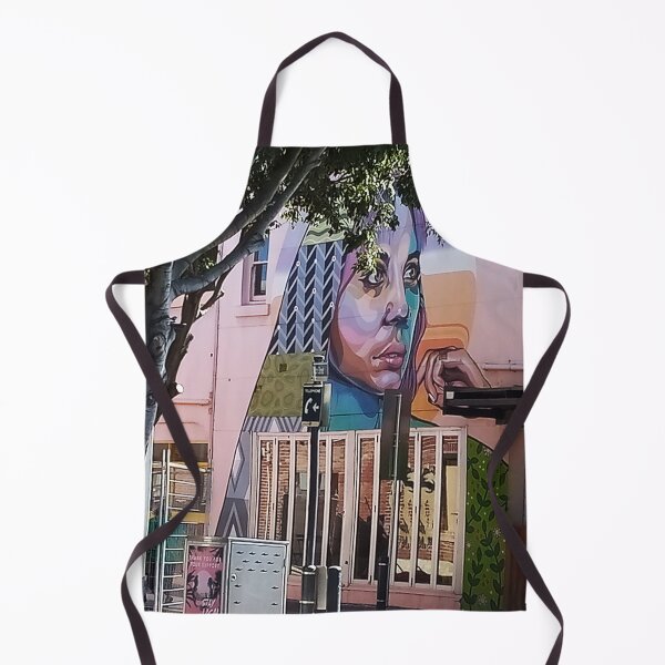 Item preview, Woman in Thought Street Mural designed and sold by FindingFreebird.