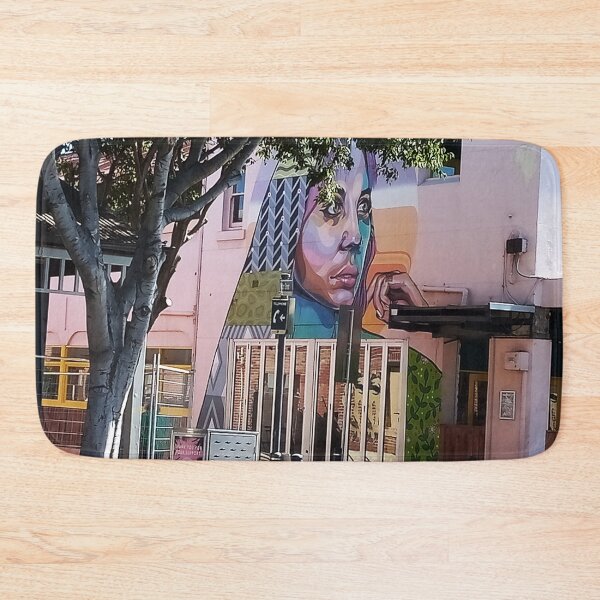 Item preview, Woman in Thought Street Mural designed and sold by FindingFreebird.