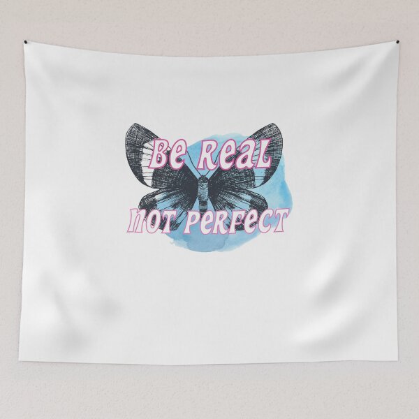 Item preview, Be Real Not Perfect design, Postive design, Love Your Life, Motivation design, Inspirational Tee, Motivational Saying, design With Saying designed and sold by dorento07.