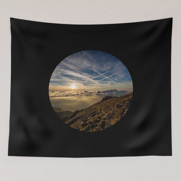 Item preview, Peaceful Place Surrounded by Mountains Sky and Clouds designed and sold by yasmh.