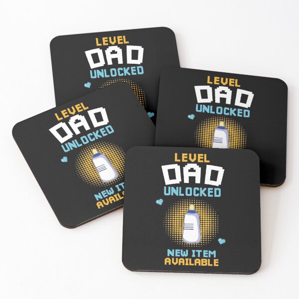Item preview, Funny Level Dad Unlocked Pregnancy Announcement Mens First Time Dad Gamer Father To Be Est 2022  designed and sold by ZeLittleFamily.