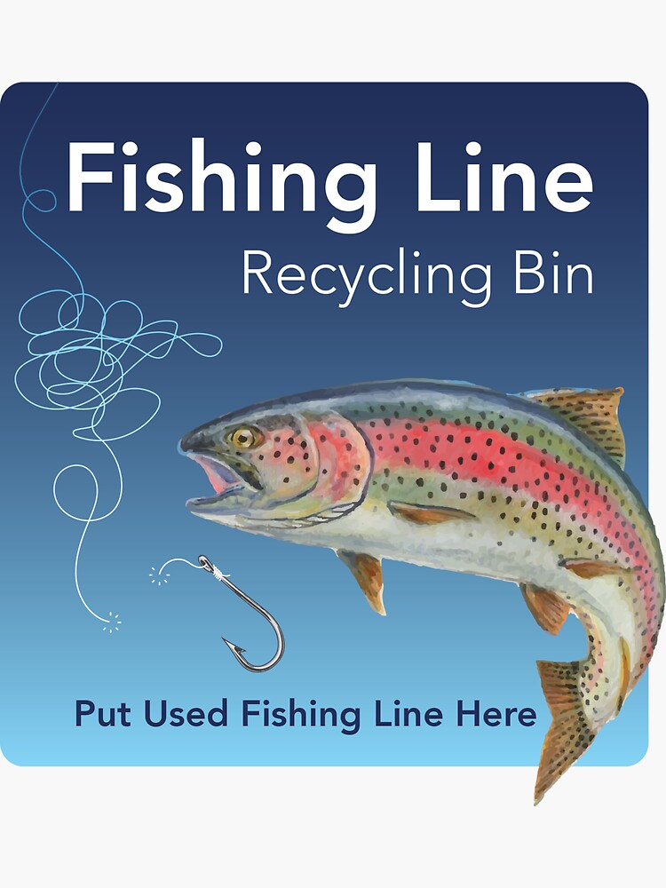 Fishing Line' Sticker