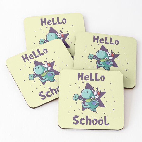 Item preview, Hello school baby dinosaur II - dark designed and sold by Kidzz.