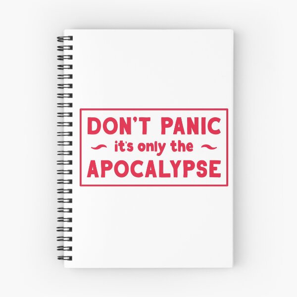 Item preview, Don't Panic, it's only the Apocalypse designed and sold by BethsdaleArt.