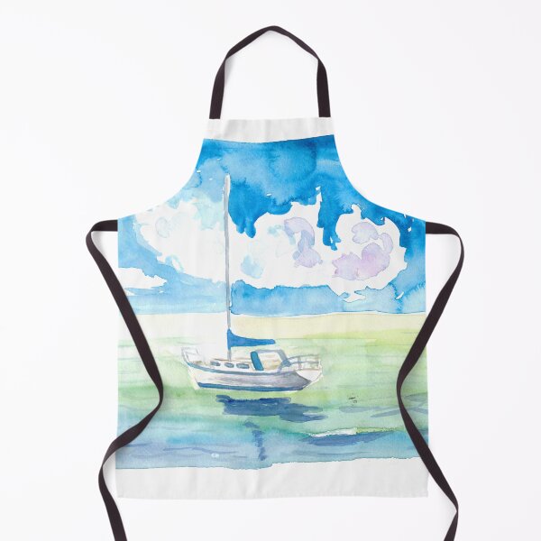 Item preview, Sailboat in Caribbean Turquoise Waters designed and sold by artshop77.