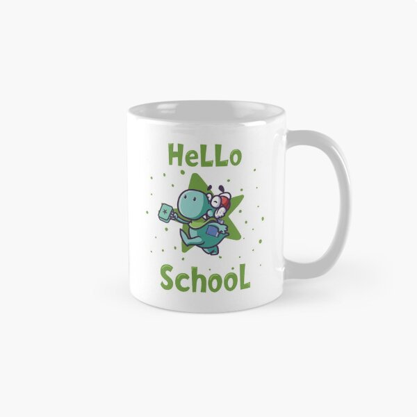 Item preview, Hello school baby dinosaur II - green designed and sold by Kidzz.