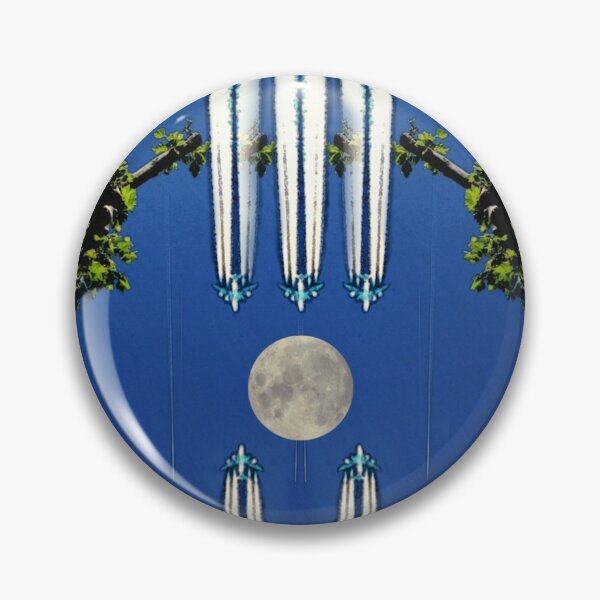 Item preview, To the moon and back - airplanes in the sky - photo collage designed and sold by kikidu21.