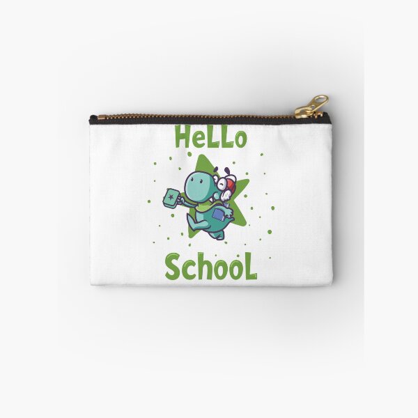 Item preview, Hello school baby dinosaur II - green designed and sold by Kidzz.