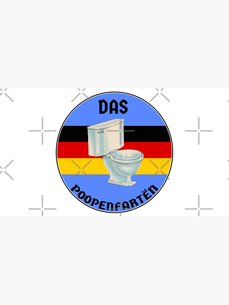 "Das poopenfarten german toilet humour fart meme" Bucket Hat for Sale