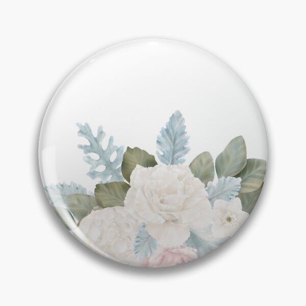 Item preview, SOFT PINK AND BLUE OLD WORLD FLORAL TEACUP designed and sold by wildwhimsical.