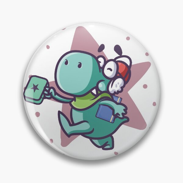 Item preview, Hello school baby dinosaur II - pink designed and sold by Kidzz.