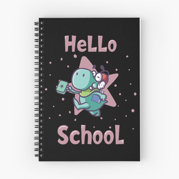 Item preview, Hello school baby dinosaur II - pink designed and sold by Kidzz.