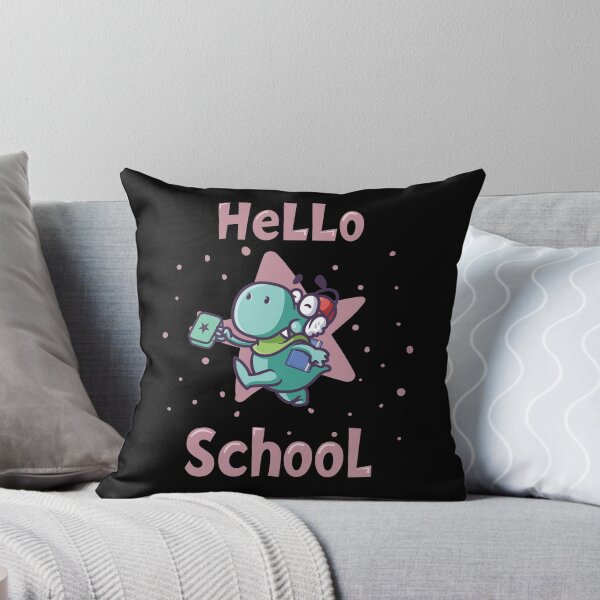 Item preview, Hello school baby dinosaur II - pink designed and sold by Kidzz.