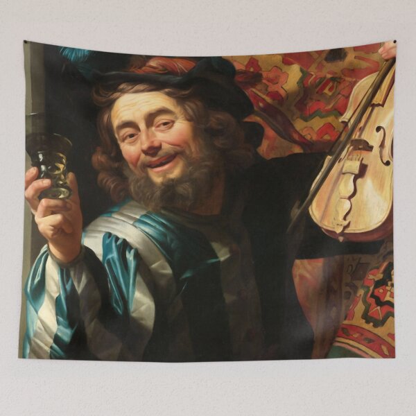 Item preview, The Merry Fiddler by Gerard van Honthorst designed and sold by academic-art.