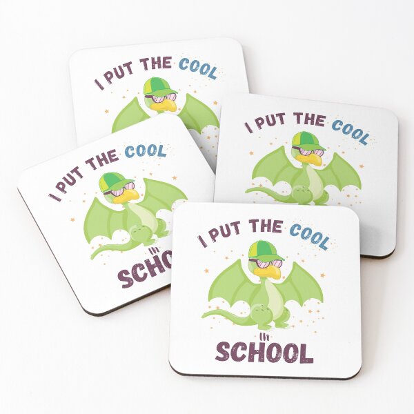 Item preview, Dinosaur I put the cool in school designed and sold by Kidzz.