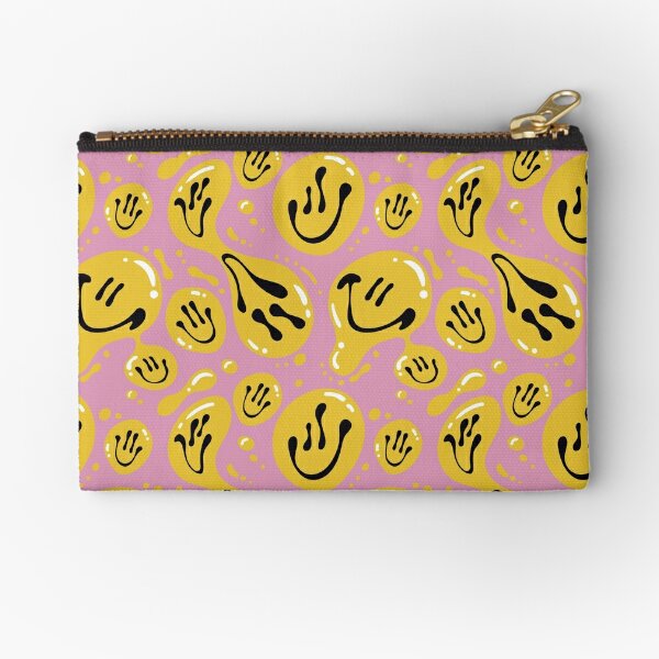 Drippy Smiley - Melting Face - Obey Yourself Now Zipper Pouch