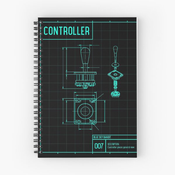 Item preview, Vintage Video Game Controller Diagram designed and sold by ColtishSky1.