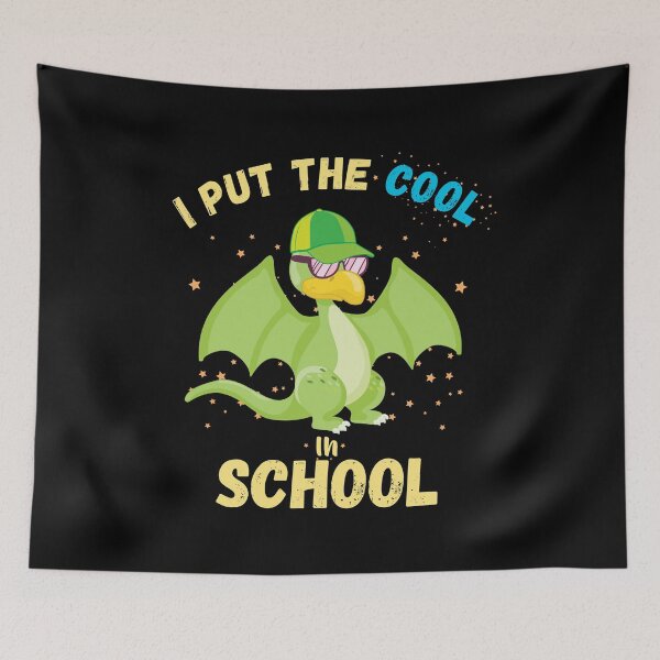 Item preview, Dinosaur I put the cool in school II designed and sold by Kidzz.