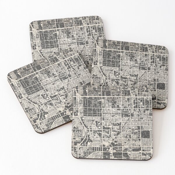 Item preview, Pembroke Pines map Florida Ink lines designed and sold by InkMaps.