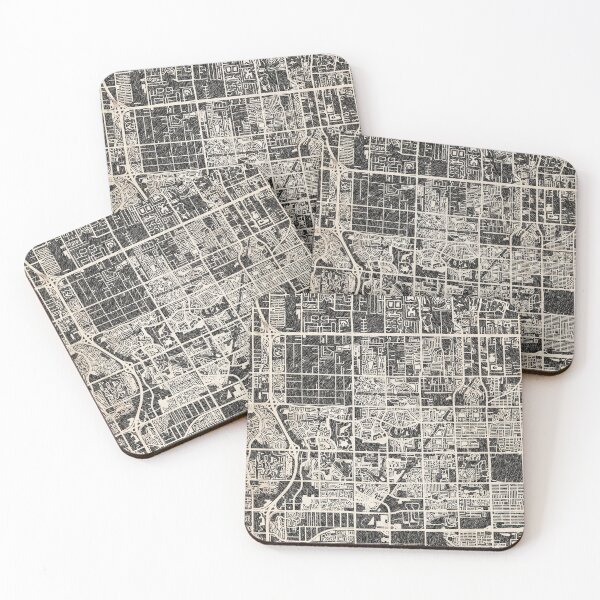 Item preview, Pembroke Pines map Florida Ink lines 2 designed and sold by InkMaps.