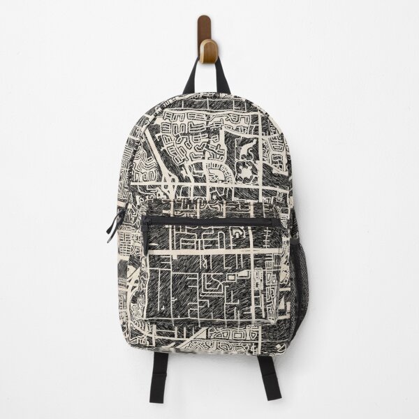 Item preview, Pembroke Pines map Florida Ink lines designed and sold by InkMaps.