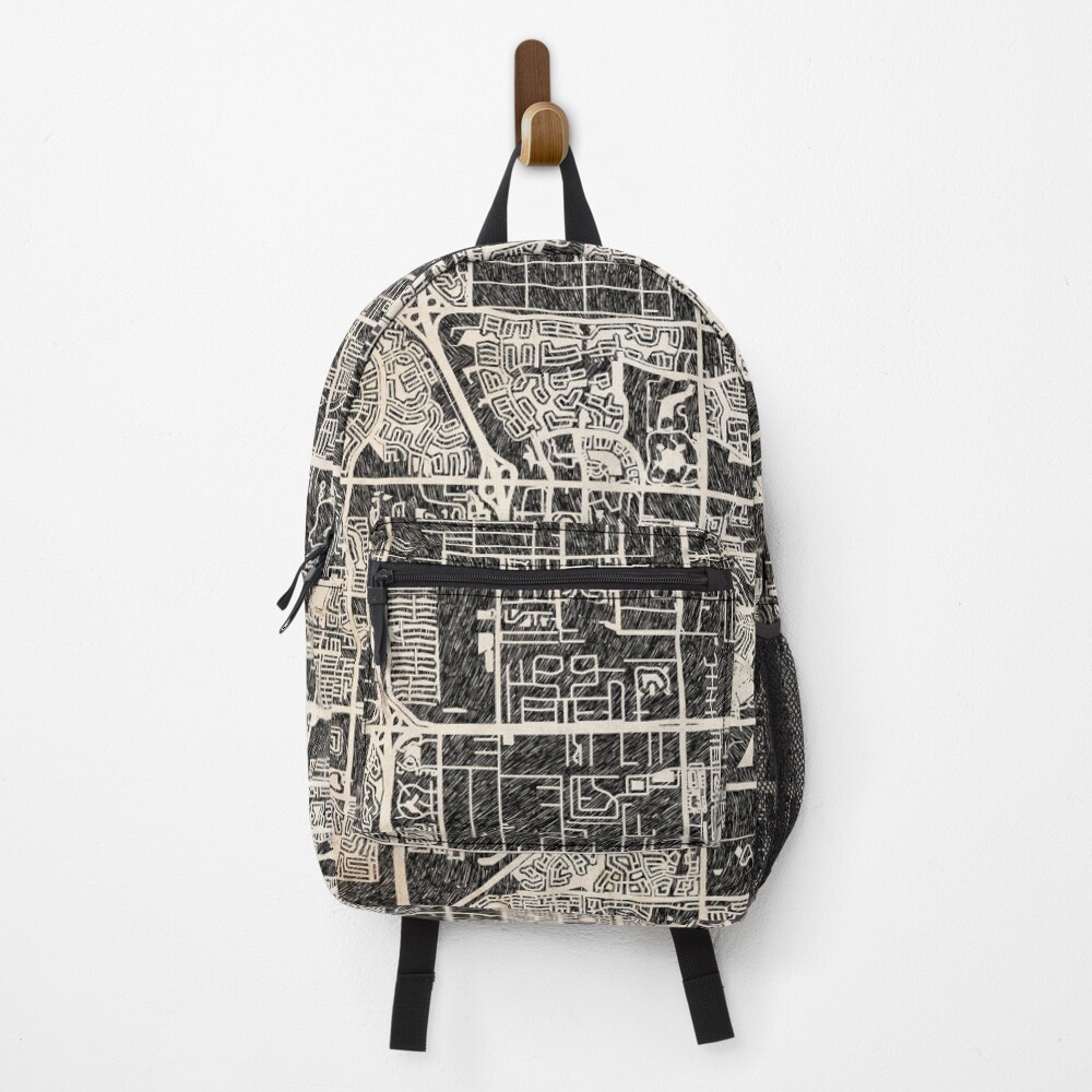 Vista previa del artículo con la obra «Mochila», diseñado y vendido por InkMaps.